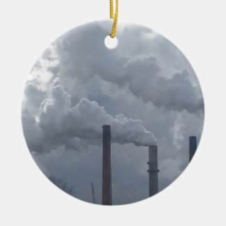 smokestacks ceramic tree decoration