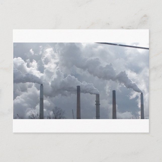 smokestacks postcard (Front)