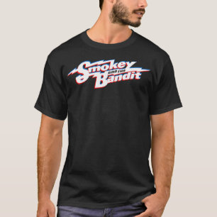 Smokey And The Bandit Glitch Design T-Shirt