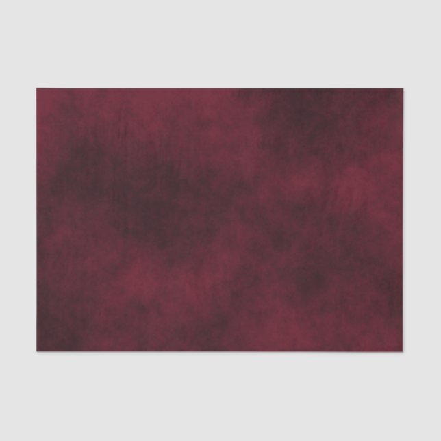 Smokey Autumn Burgundy Tissue Paper (Front)