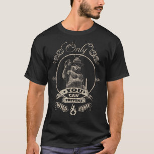 Smokey Bear Smokey Arabesque Version T-Shirt
