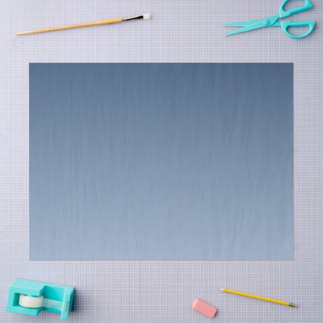 Smokey Blue Dark to Light Hues Tissue Paper (Craft)