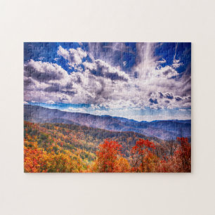 Smokey Mountain River Creek. Jigsaw Puzzle