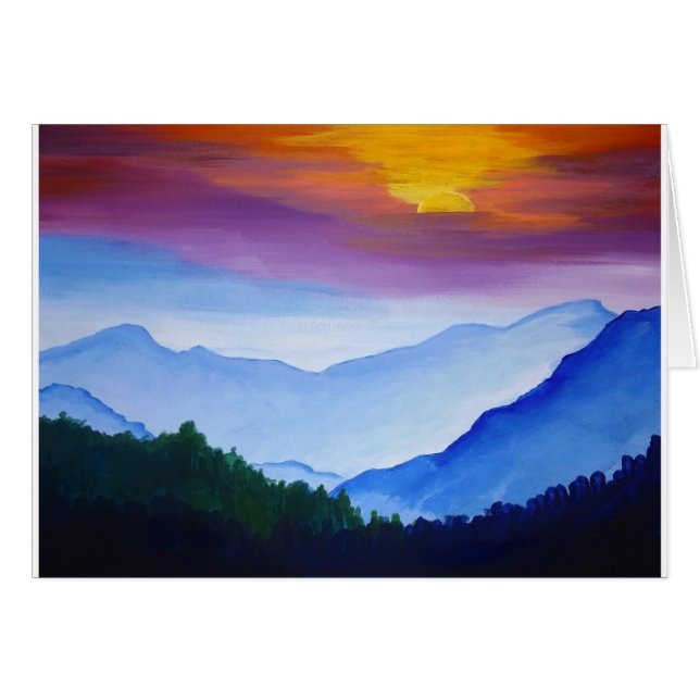 Smokey Mountain Sunset (Front Horizontal)