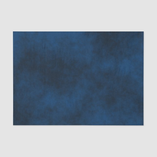 Smokey Peacock Blue Tissue Paper (Front)