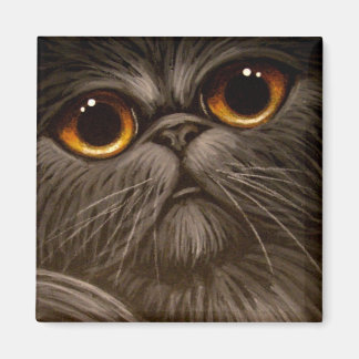 SMOKEY PERSIAN CAT PAINTING 1 Magnet