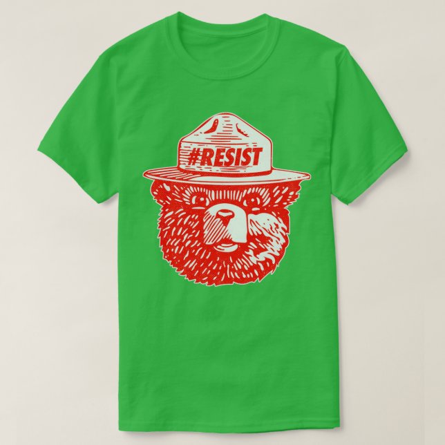 Smokey Resist National Park  T-Shirt (Design Front)