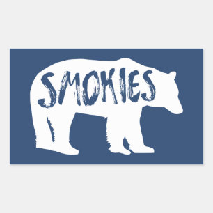 Smokies Bear Rectangular Sticker