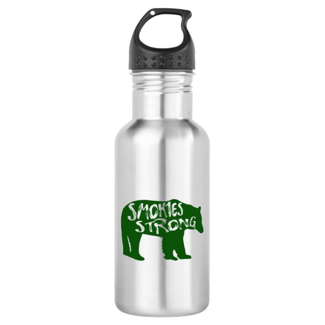 Smokies Strong Bear 532 Ml Water Bottle (Front)