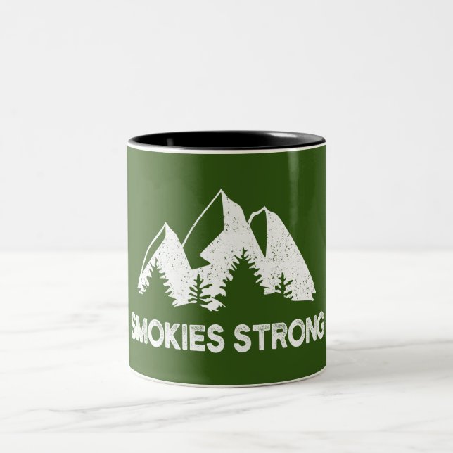 Smokies Strong Two-Tone Coffee Mug (Center)