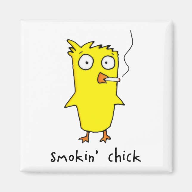 Smokin’ Chick Magnet (Front)