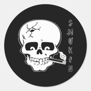 Smokin Classic Round Sticker