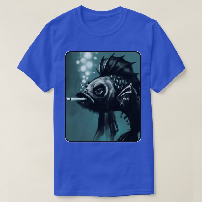 Smokin Fish Puff Puff Pass T-Shirt (Design Front)