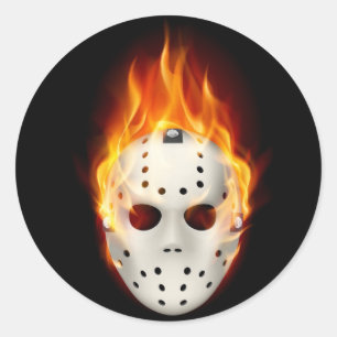 SMOKIN' GOALIE CLASSIC ROUND STICKER