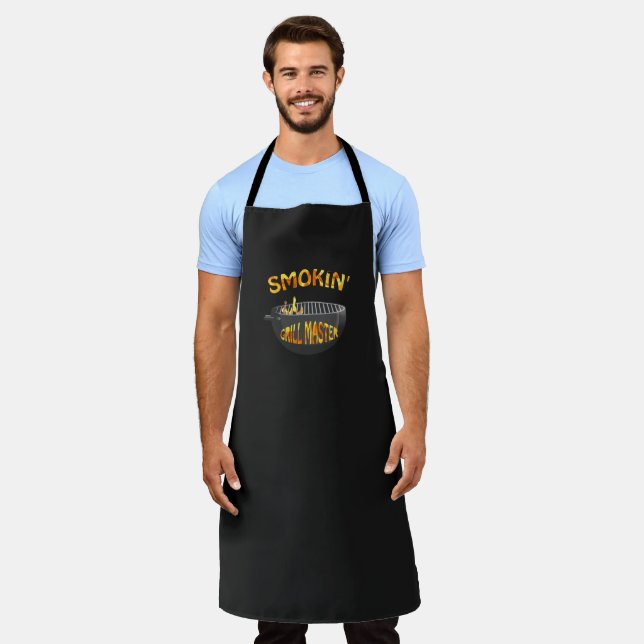 Smokin Grill Master Black Apron (Worn)