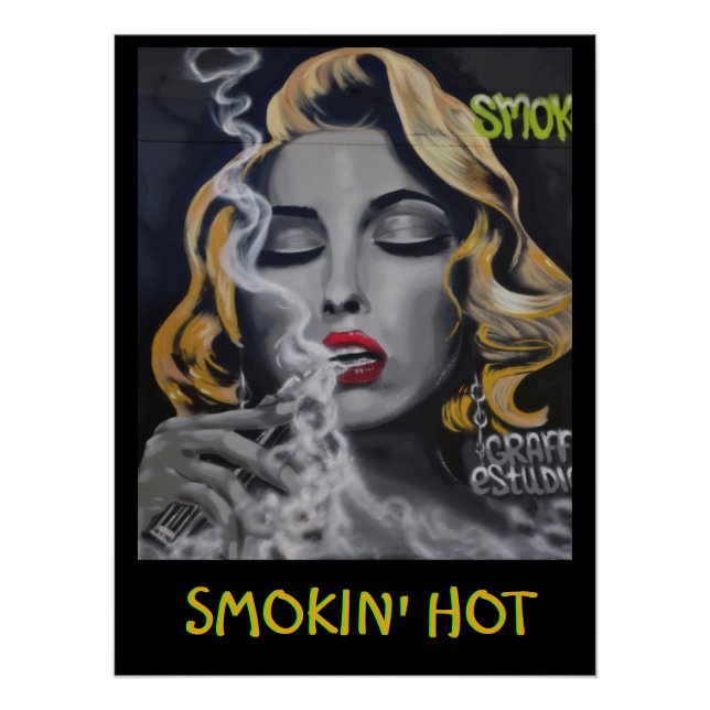 Smokin Hot Blonde Poster (Front)