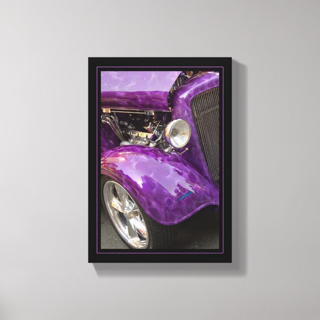 Smokin' Purple Canvas Print (Front)
