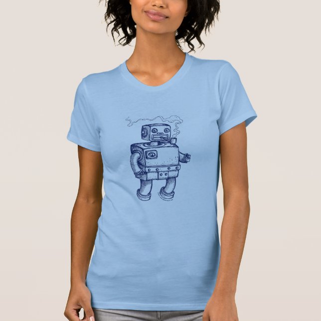 Smokin' Robot T-Shirt (Front)