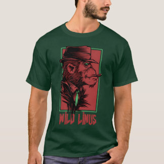 Smoking Ape by Wild Linus Germany friends T-Shirt