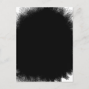 smoking black postcard