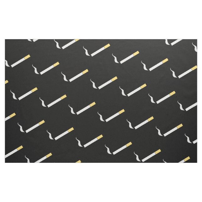 Smoking Cigarette Illustration Fabric (Fat Quarter)