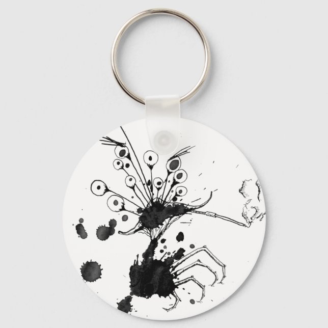 Smoking Crab Key Ring (Front)