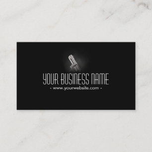 Smoking Gun Bouncer Bodyguard Security Business Card