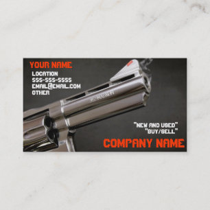 Smoking gun business card