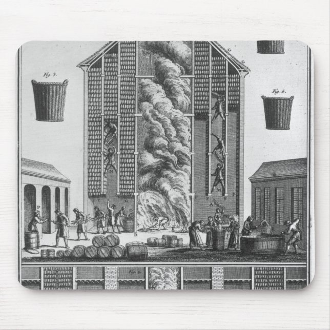 Smoking herrings mouse pad (Front)