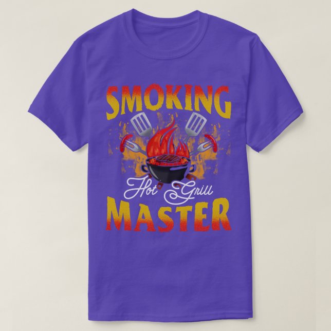 Smoking Hot Grill Master T-Shirt (Design Front)