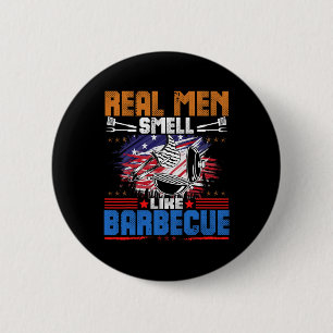 Smoking Meat Grilling Bbq Meat Smoker  6 Cm Round Badge