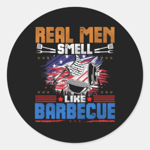 Smoking Meat Grilling Bbq Meat Smoker  Classic Round Sticker