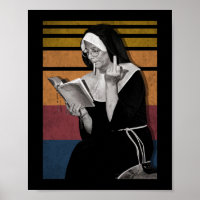 Smoking Nuns Retro Style
