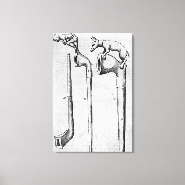 Smoking Pipes Canvas Print (Front)