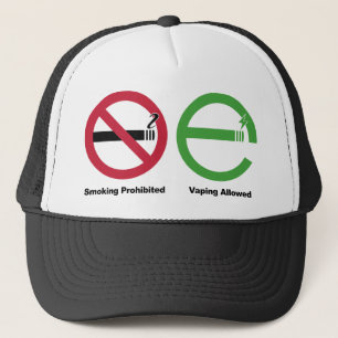 Smoking Prohibited. Vaping Allowed Trucker Hat