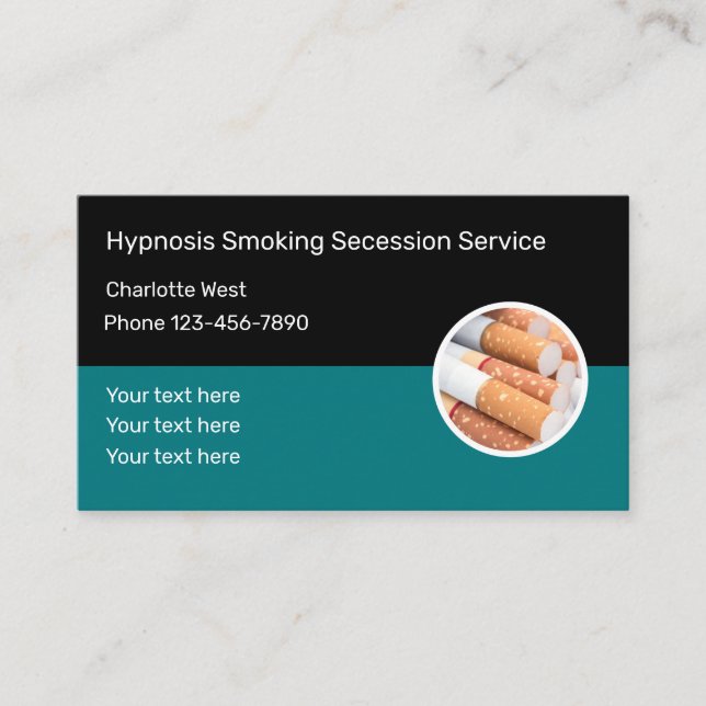 Smoking Secession Services Business Card (Front)
