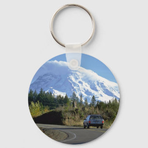 Smoking Snow Top Key Ring