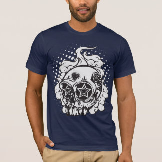 Smoking Sugar Skull T-Shirt