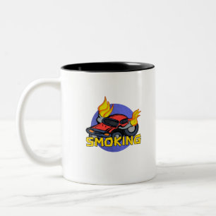 Smoking Two-Tone Coffee Mug