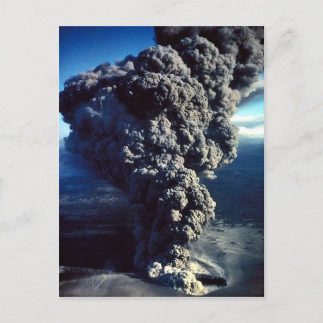 Smoking Volcano Postcard (Front)
