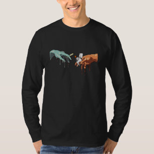 Smoking Weed Lighter Weed Buds Psychedelic Drippin T-Shirt
