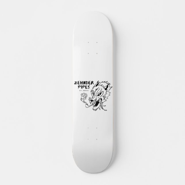 Smoking Wolf Skate Deck (Front)