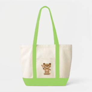 smoky bear tote bag