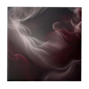 Smoky Elegant Marble on Dark Grey Tile