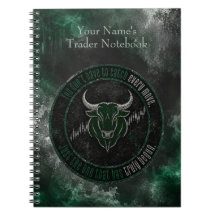 Smoky Emerald Bull Timing Quote Design