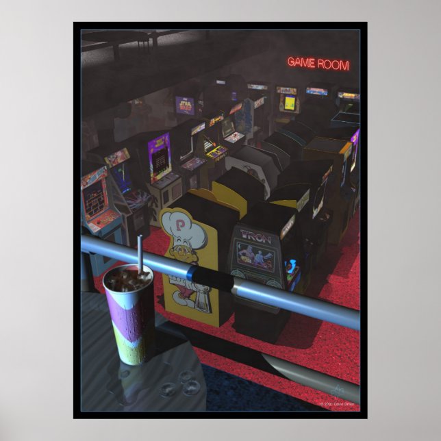 Smoky Game Room Poster (Front)