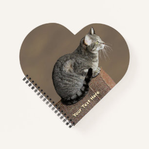 Smoky Grey Tabby Cat Notebook