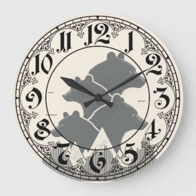 Smoky Mountain Sentinels Large Clock (Front)