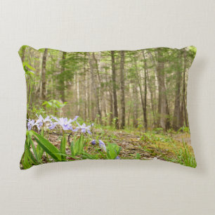 Smoky Mountain Trail in Spring Decorative Cushion