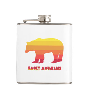 Smoky Mountains Bear Hip Flask